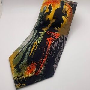 Salvator Dali - Silk Tie - The Dali Museum St.Petersburg Fl